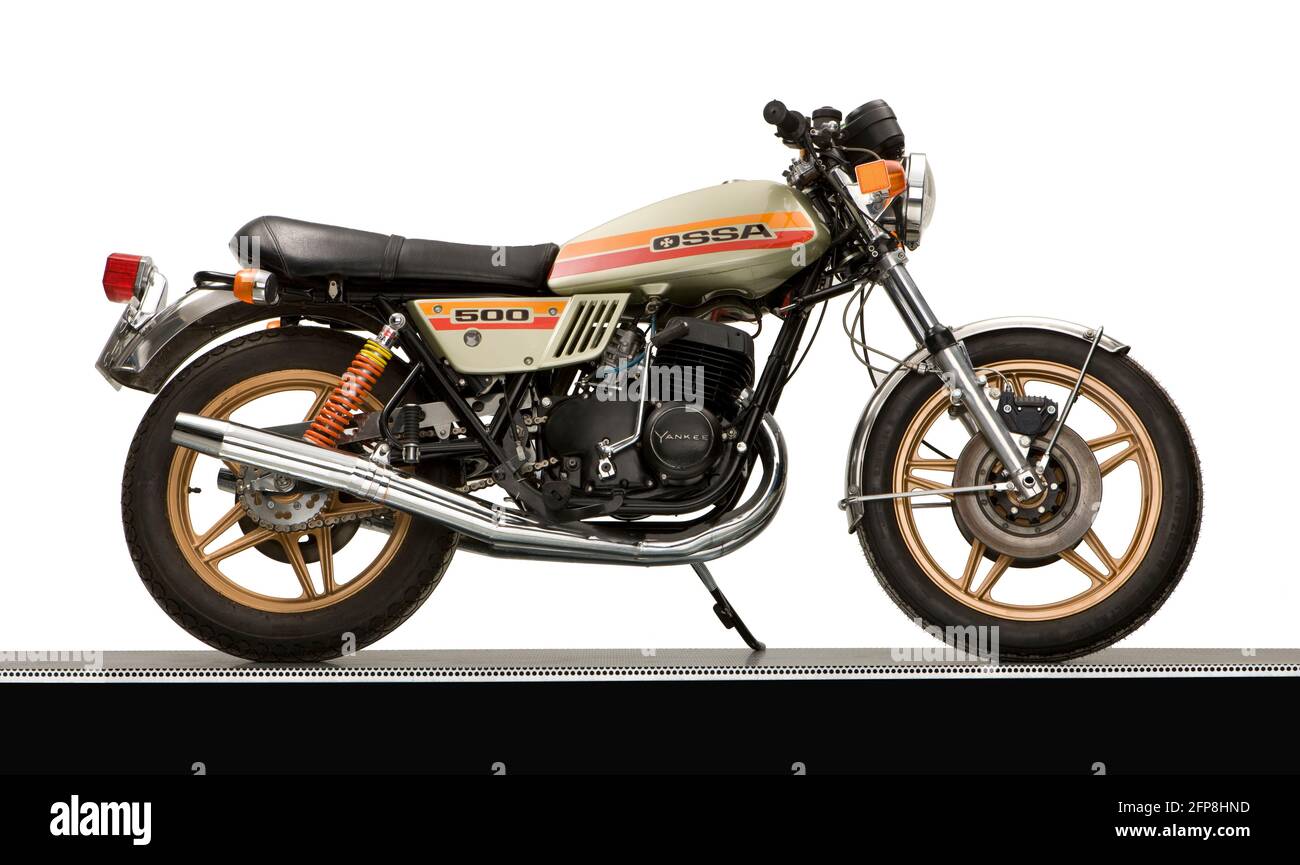 1977 OSSA 500cc Yankee motorcycle Stock Photo