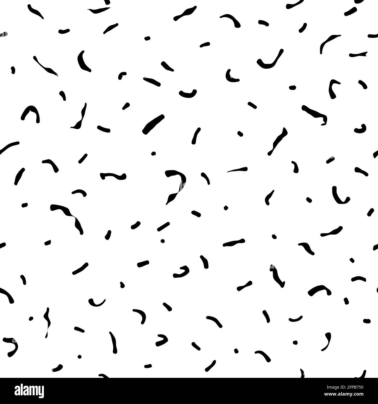 Seamless abstract pattern of little black shabby scratches or spots on ...