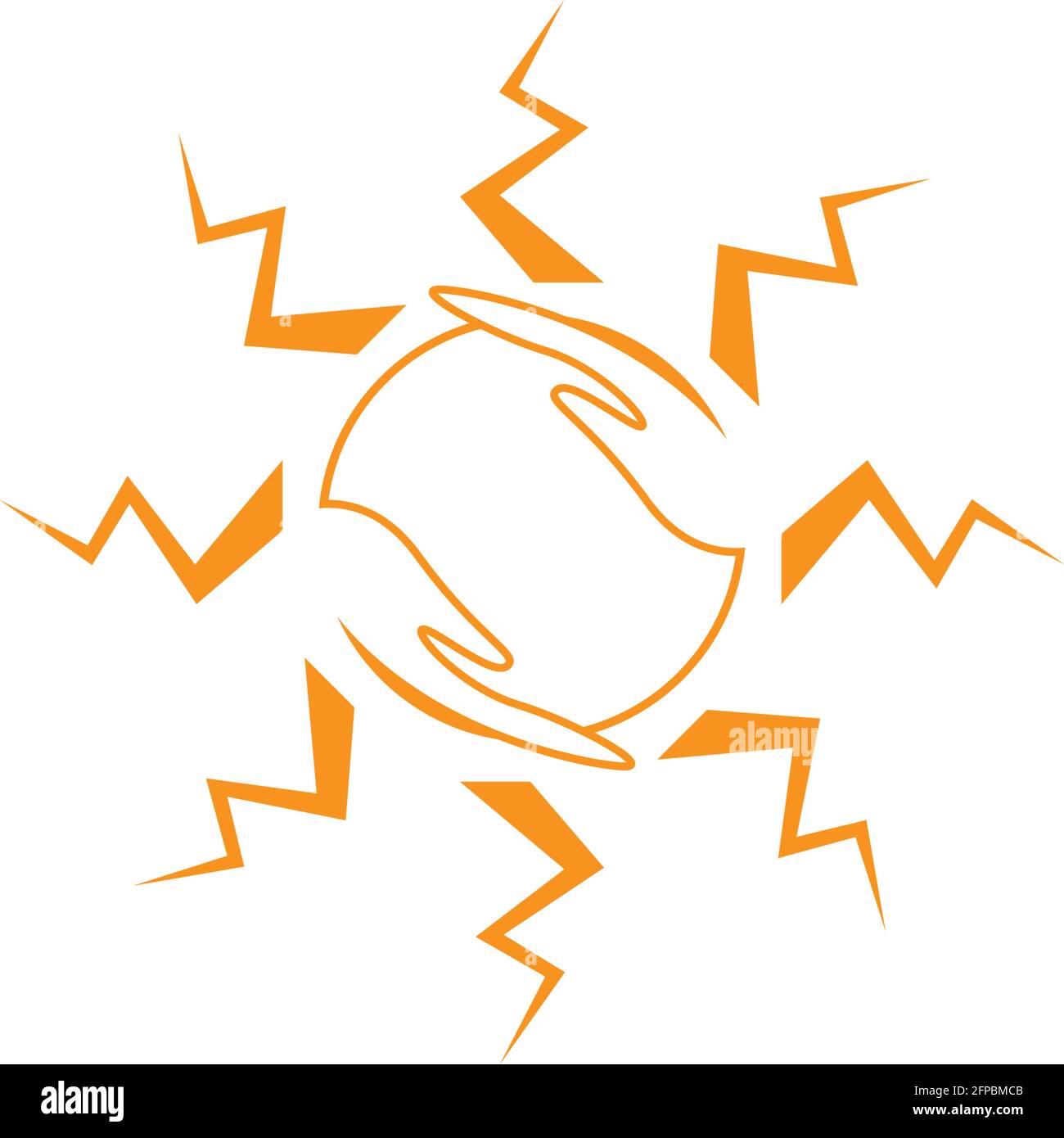 Sun logo icon flat design vector template illustration Stock Vector