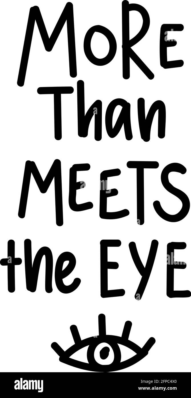 More than meets the eye Stock Vector Images Alamy(04)