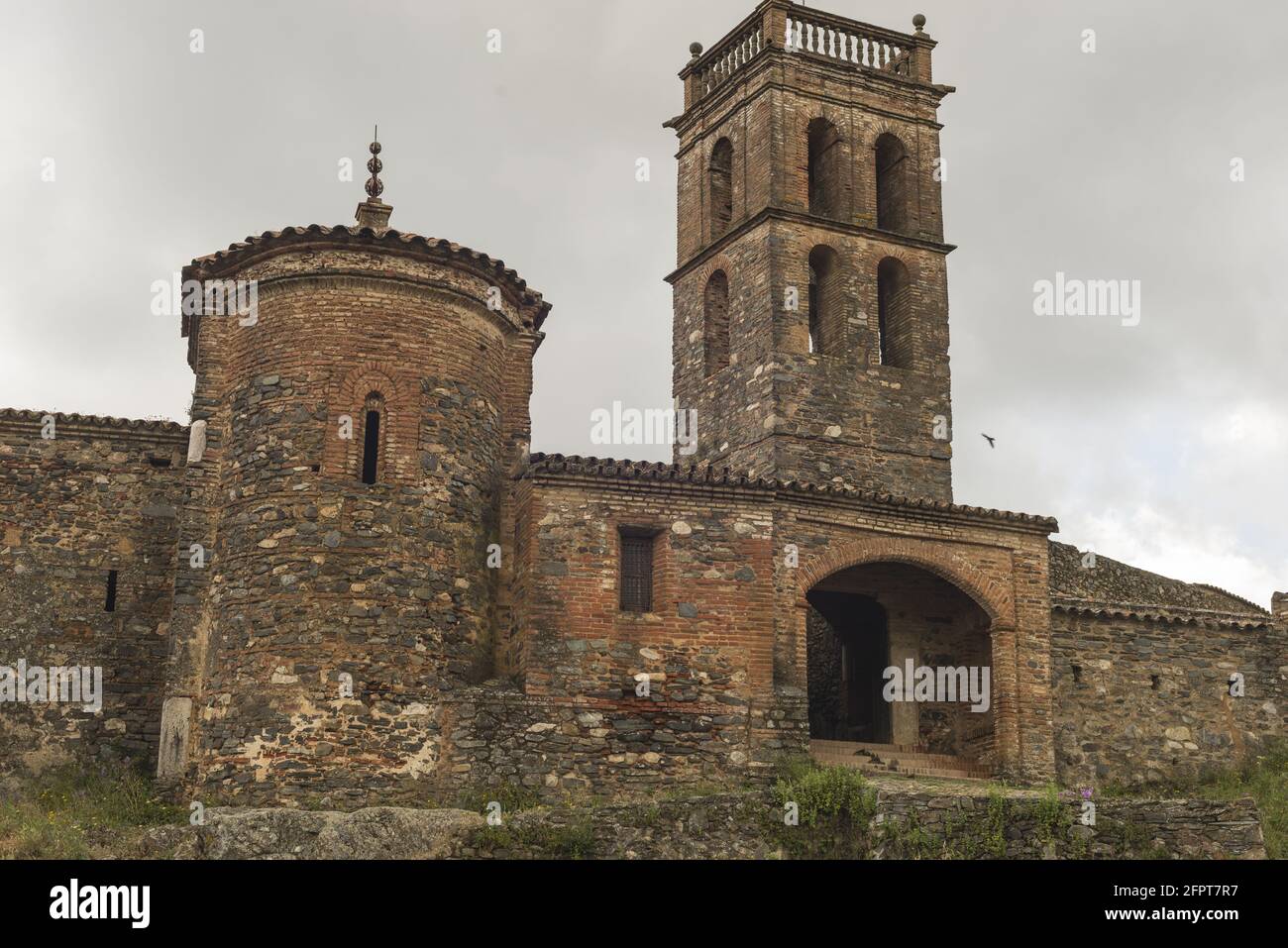 Ancient mosque of Almonaster la Real in the province of Huelva ...
