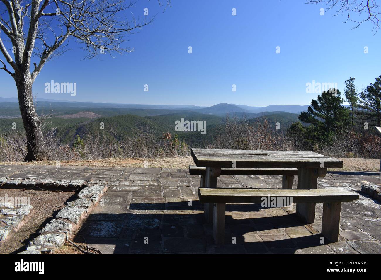 Talimena byway from Mena Arkansas to Talihina Oklahoma Stock Photo Alamy