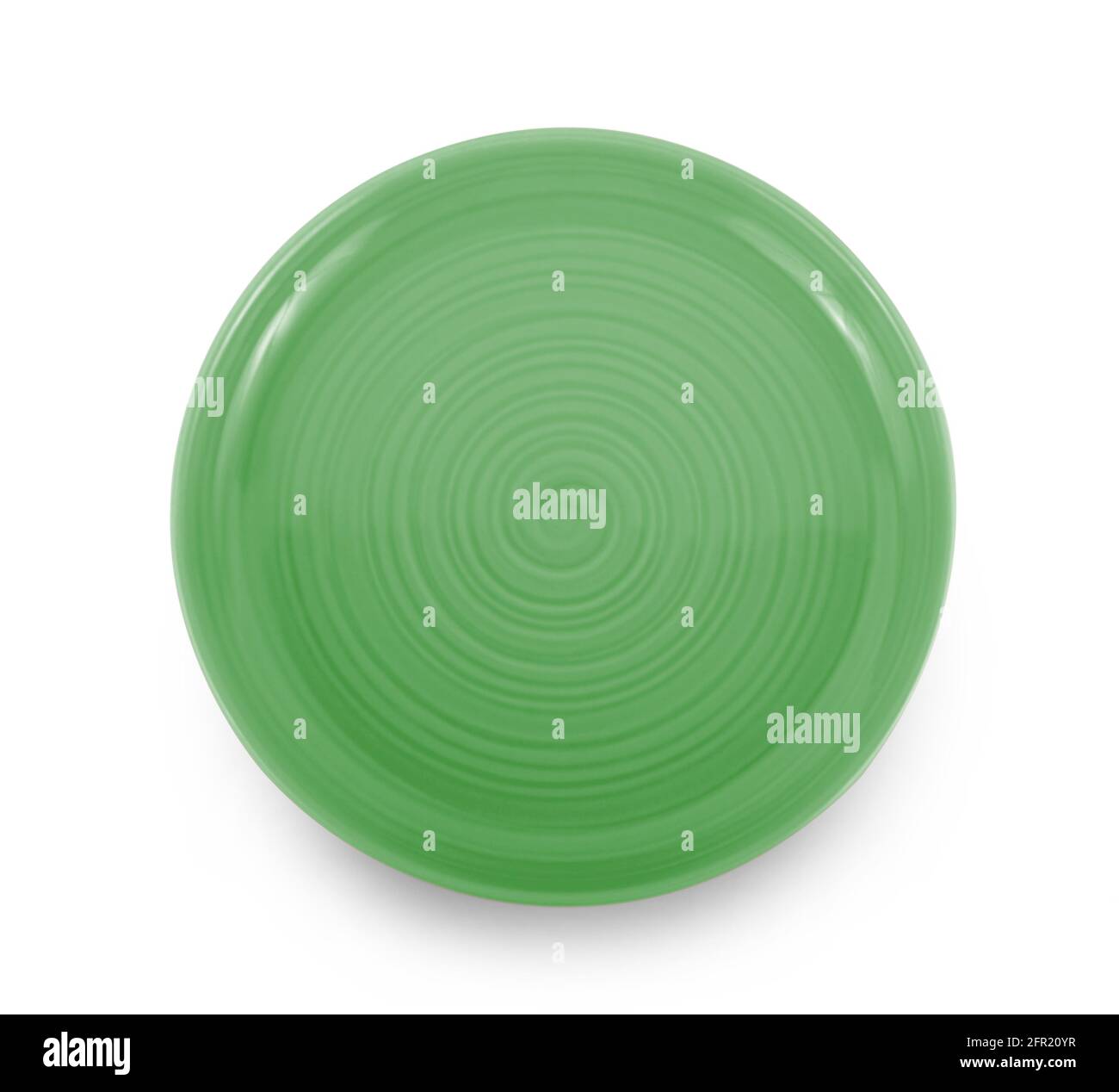 empty plate isolated on white background Stock Photo - Alamy