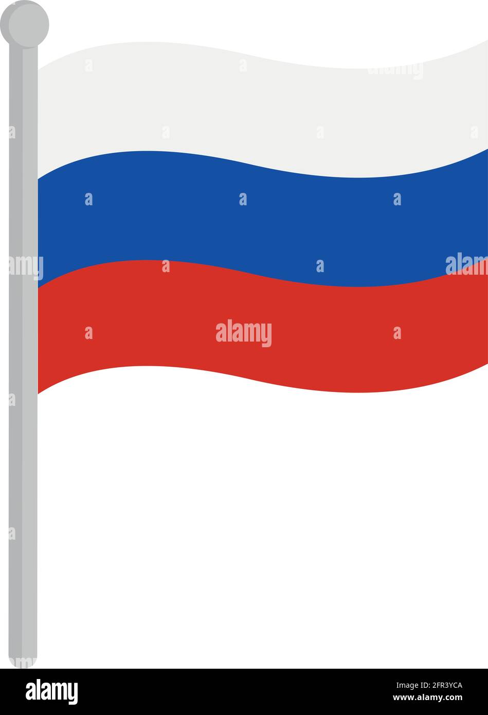 Vector Illustration Of The Flag Of Russia On A Pole Stock Vector Image vector-illustration-of-the-flag-of-russia-on-a-pole-stock-vector-image