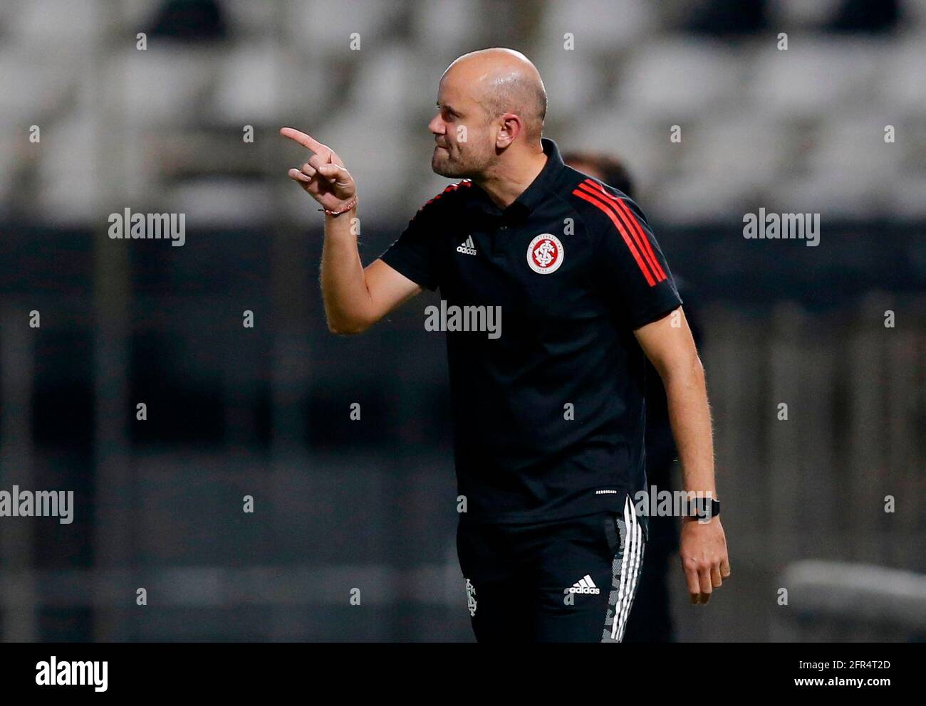 Soccer Football Copa Libertadores Group B Olimpia V Internacional Estadio Manuel Ferreira Asuncion Paraguay May 20 2021 Internacional Coach Miguel Angel Ramirez Reacts Pool Via Reuters Cesar Olmedo Stock Photo Alamy