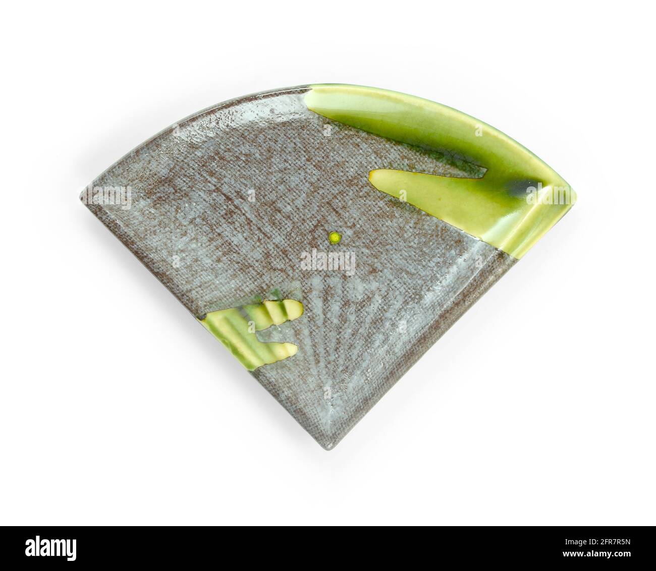 empty plate isolated on white background Stock Photo - Alamy