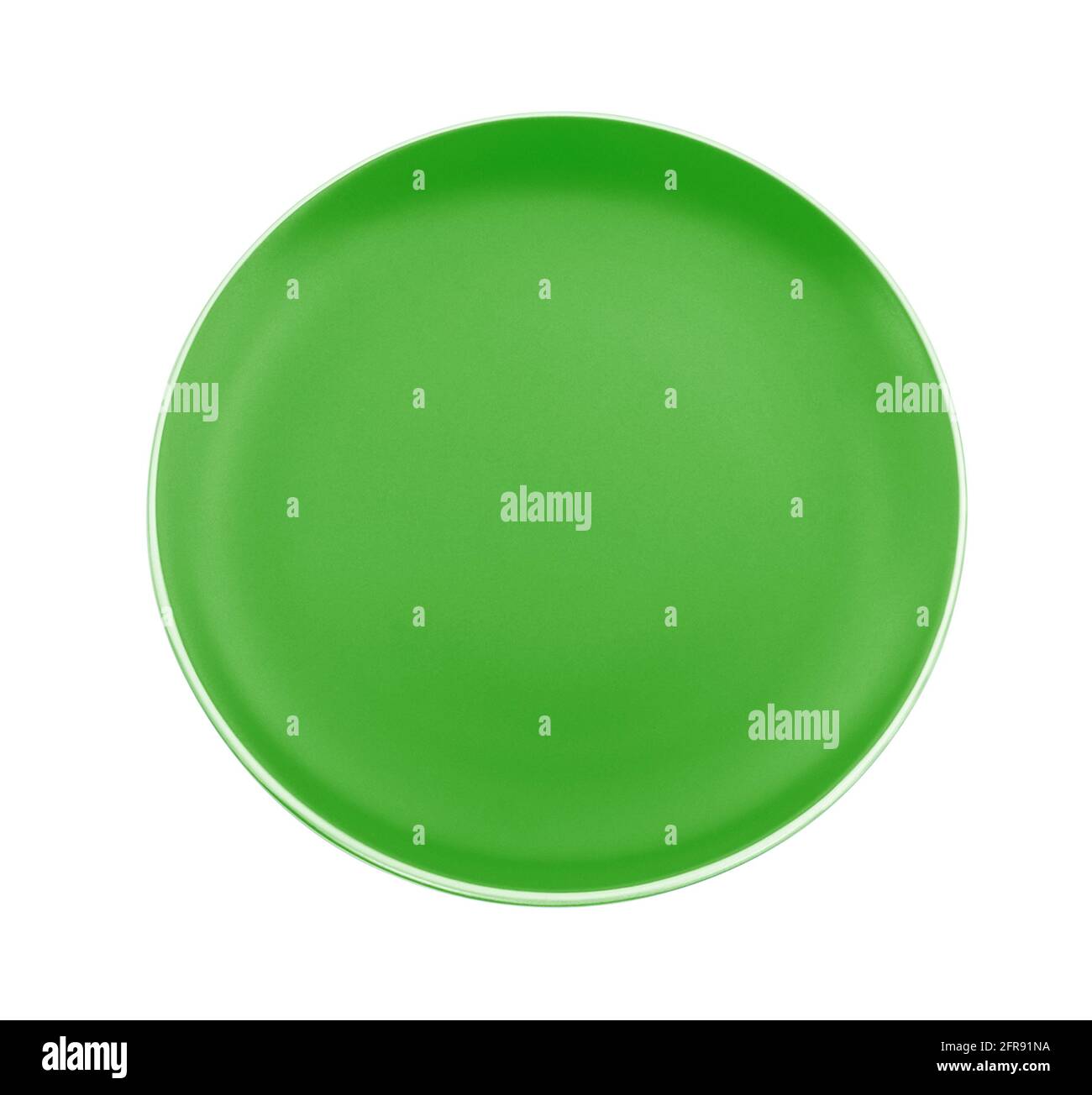 empty plate on white background Stock Photo - Alamy
