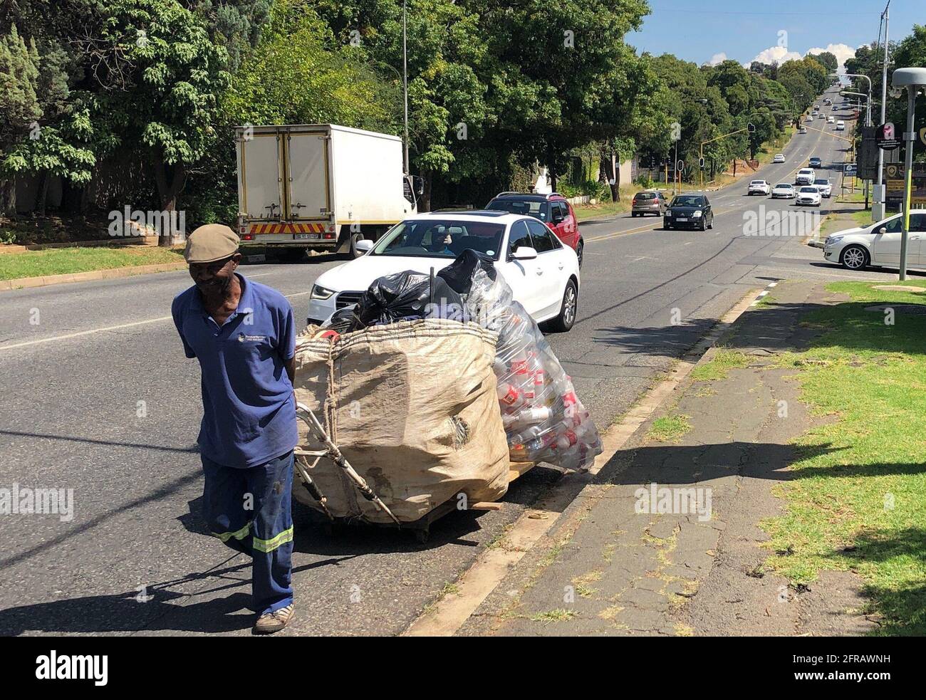African waste material recycling hires stock photography and images