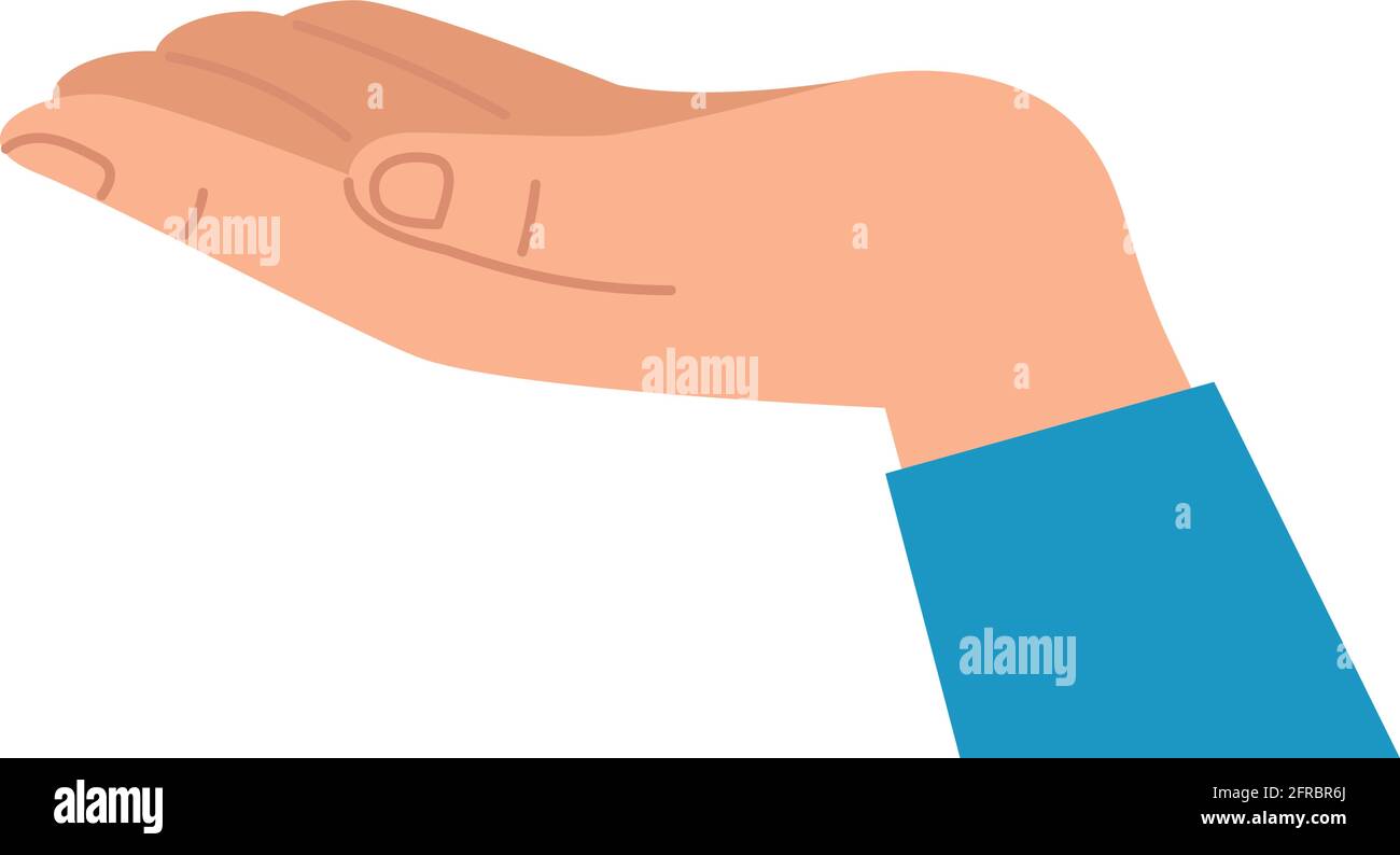open human hand Stock Vector Image & Art - Alamy