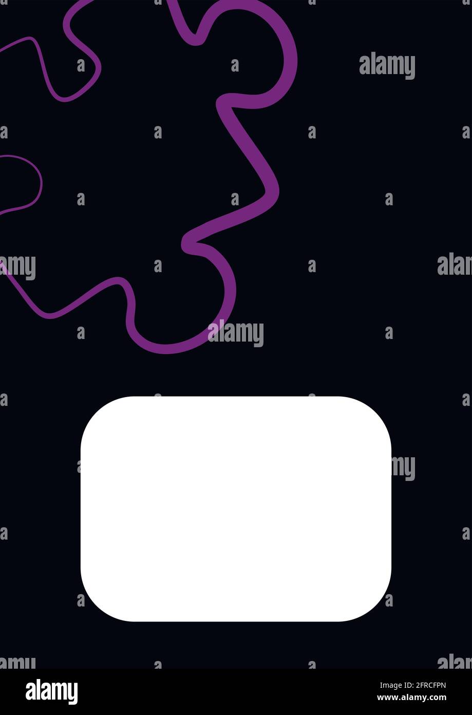 Vertical illustration format A4 - the design of the screen of the phone ...