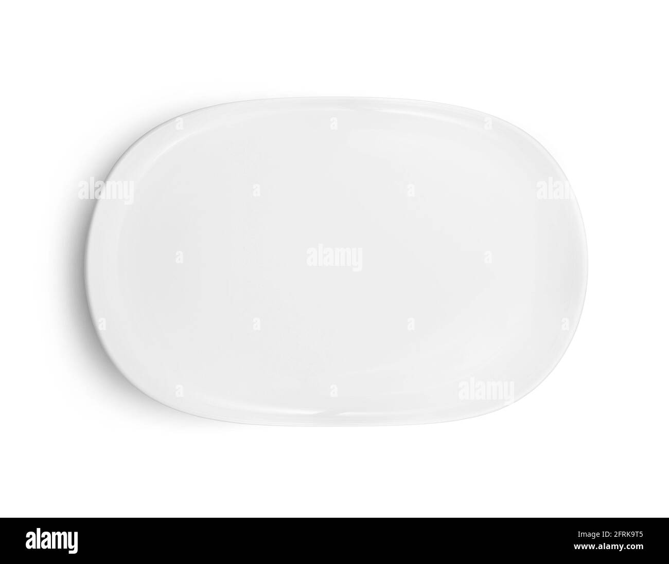 white plate isolated on white background Stock Photo - Alamy