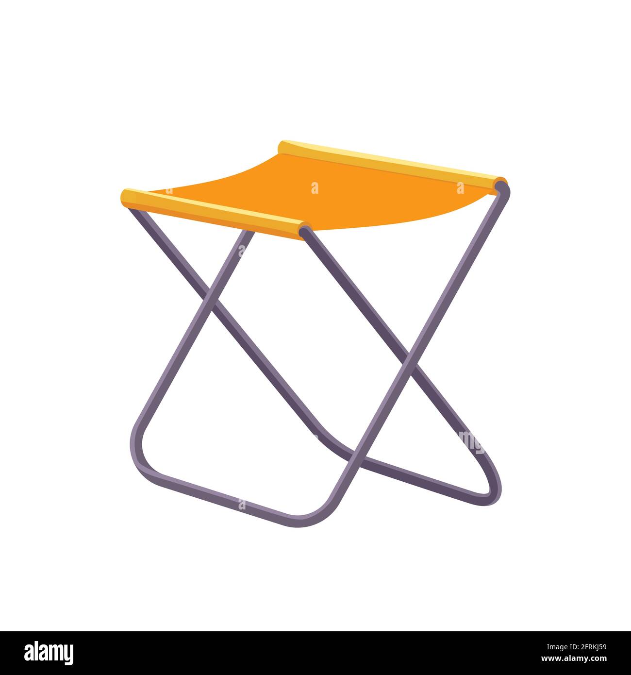 Foldable Camp Chair Cartoon Stock Vector Image & Art Alamy