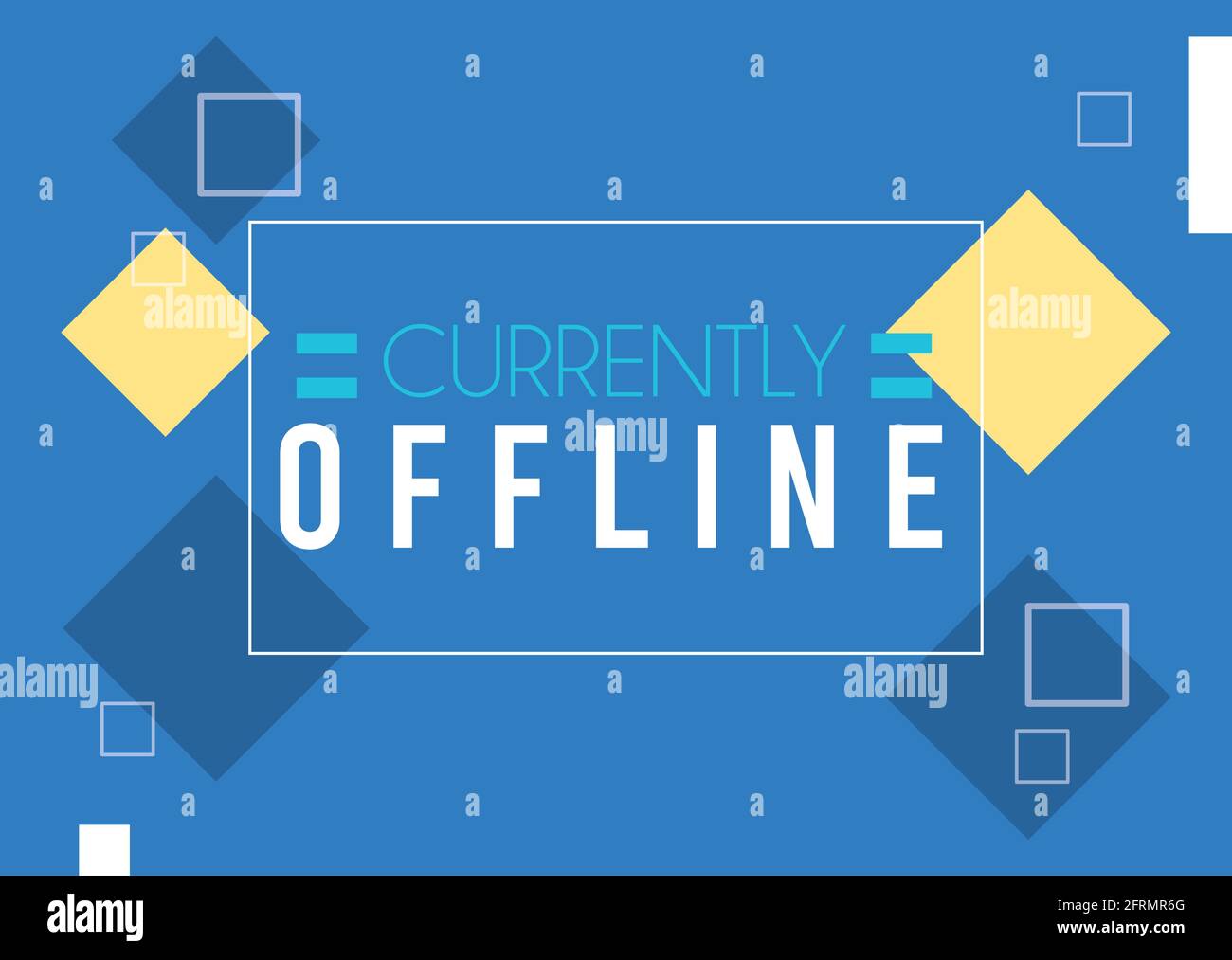 blue offline template Stock Vector Image & Art - Alamy