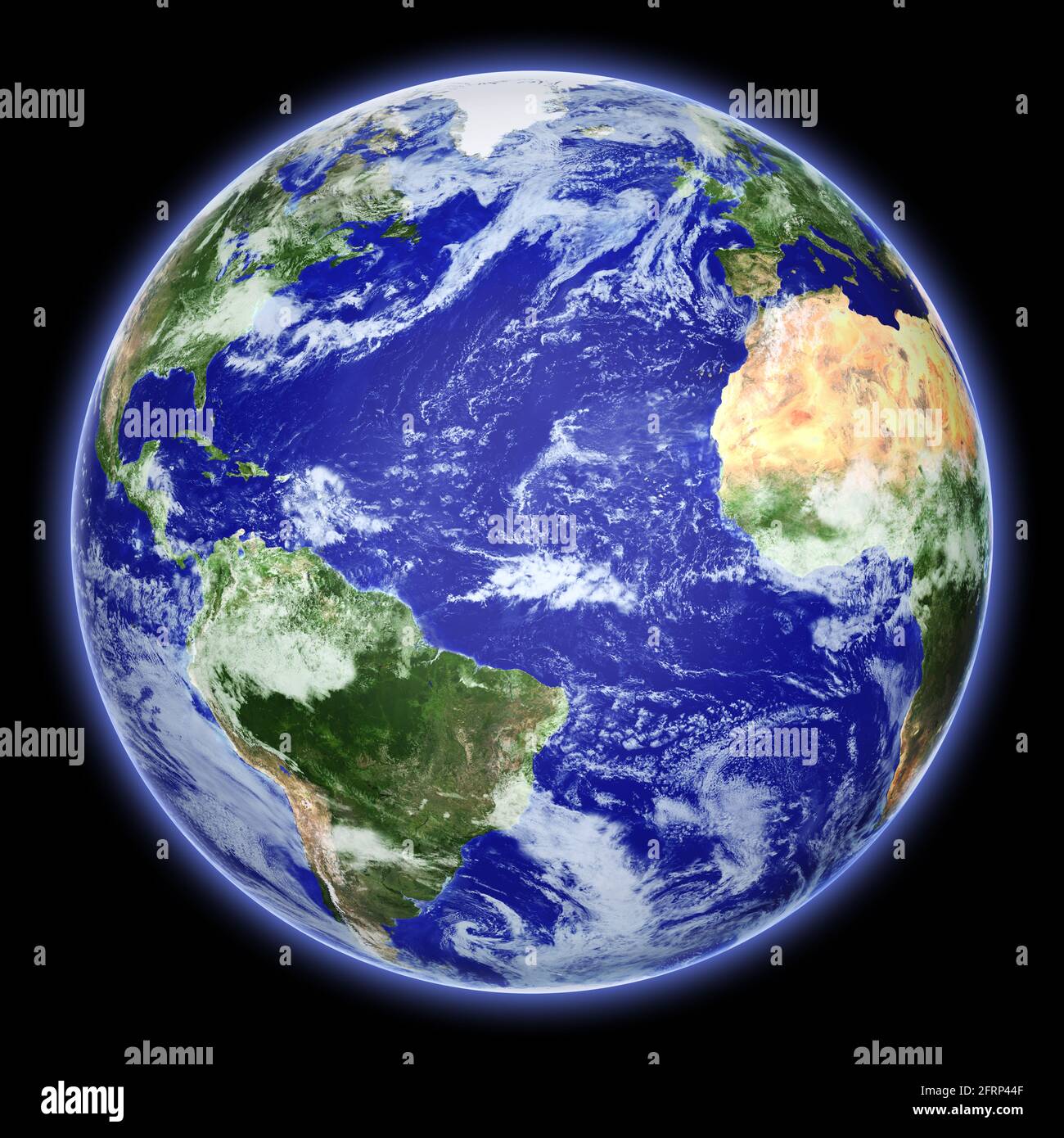 Earth Globe Cloud Map On A Black Background Side Of The Atlantic Ocean Earth Globe Cloud Map On A Black Background Side Of The Atlantic Ocean