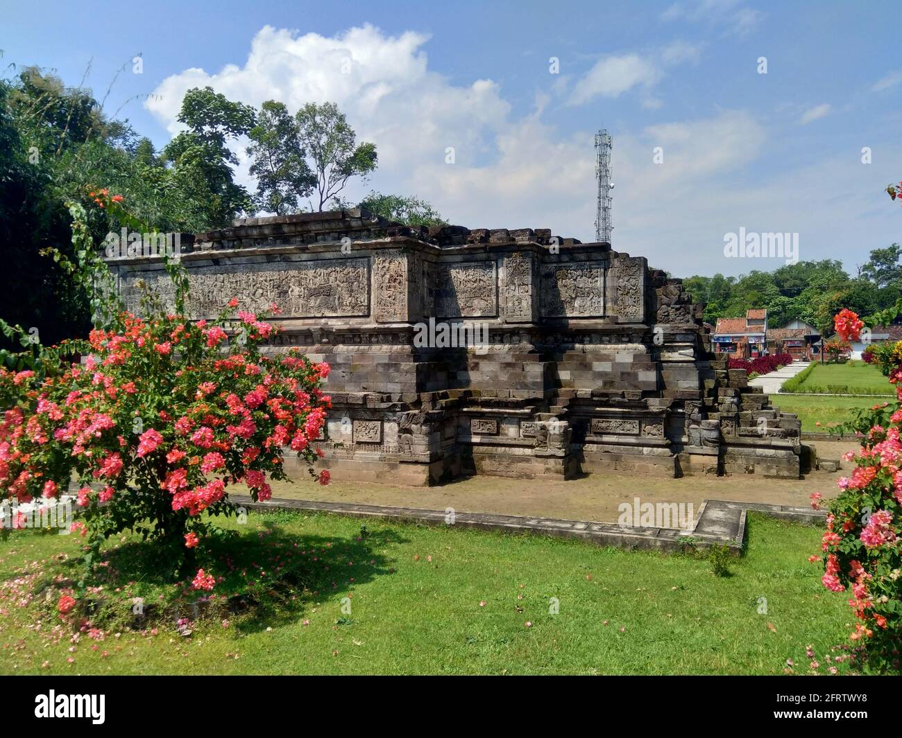 Kediri, East Java Indonesia - March 15th, 2021: Surowono temple in ...