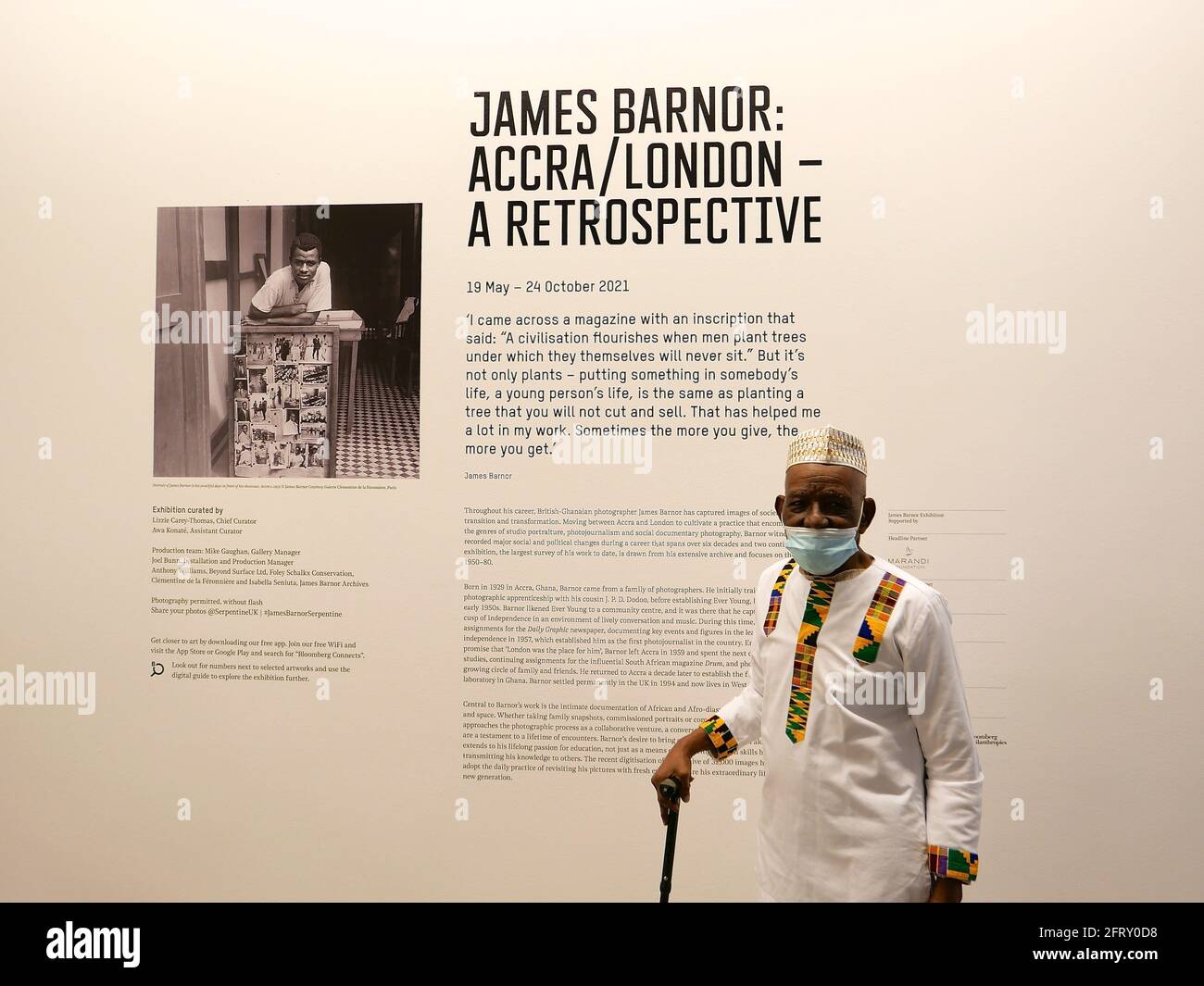 James Barnor HonFRPS is a Ghanaian photographer who has been based in London since the 1990s. His career spans six decades, and although for much of that period his work was not widely known, it has latterly been discovered by new audiences.The Serpentine presents a major survey of British-Ghanaian photographer James Barnor, whose career spans six decades, two continents and numerous photographic genres through his work with studio portraiture, photojournalism, editorial commissions and wider social commentary. Stock Photo
