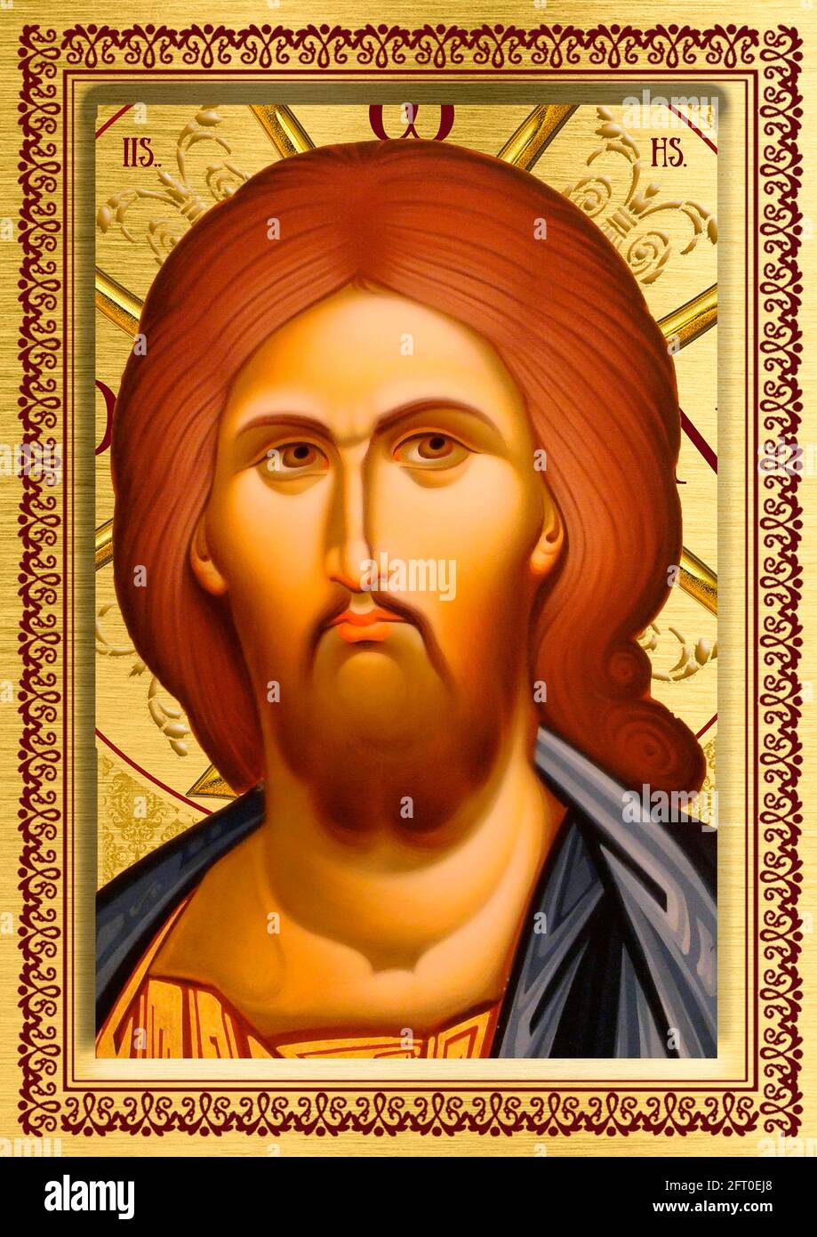 Orthodox byzantine iconography Stock Photo Alamy
