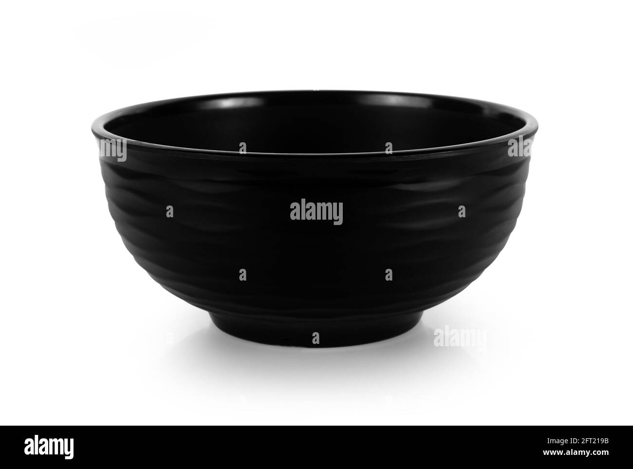 black bowl on white background Stock Photo Alamy