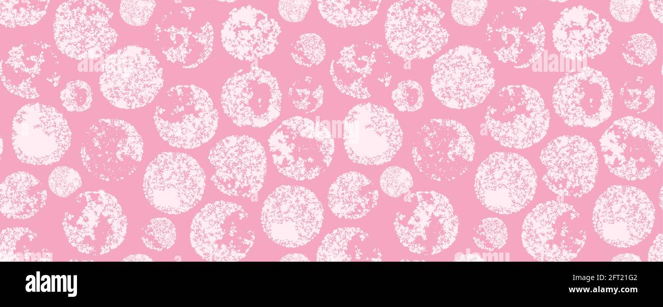 Blots Circle seamless pattern as bio molecules. Circle molecule pattern. Vector illustration. Stock Vector
