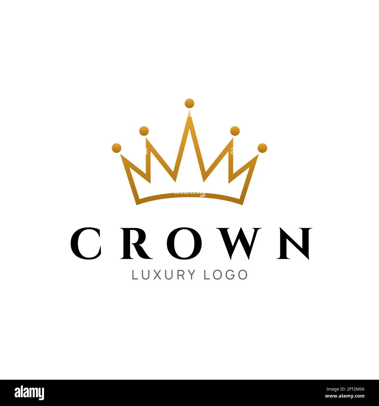 King Crown Logo Icon