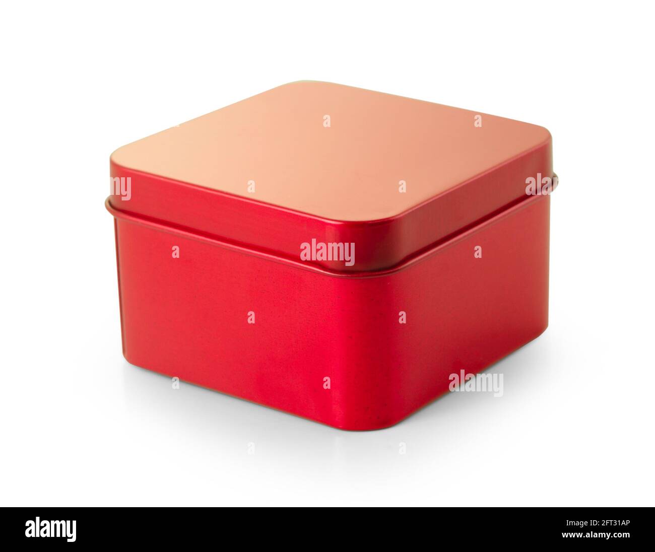 red gift box isolated on white background Stock Photo - Alamy