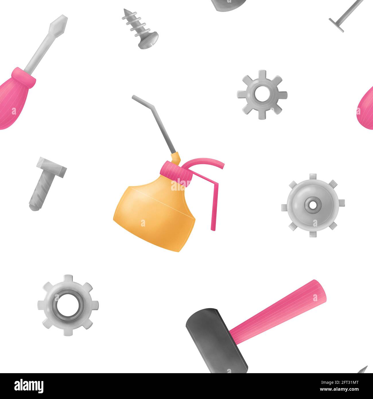 Seamless pattern construction tools hi-res stock photography and images ...