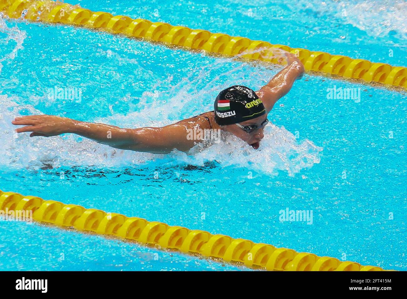 Katinka Hosszu of Hongrie 200 M Butterfly Final during the 2021 LEN European Championships, Swimming event on May 20, 2021 at Duna Arena in Budapest, Hungary - Photo Laurent Lairys / ABACAPRESS.COM Stock Photo