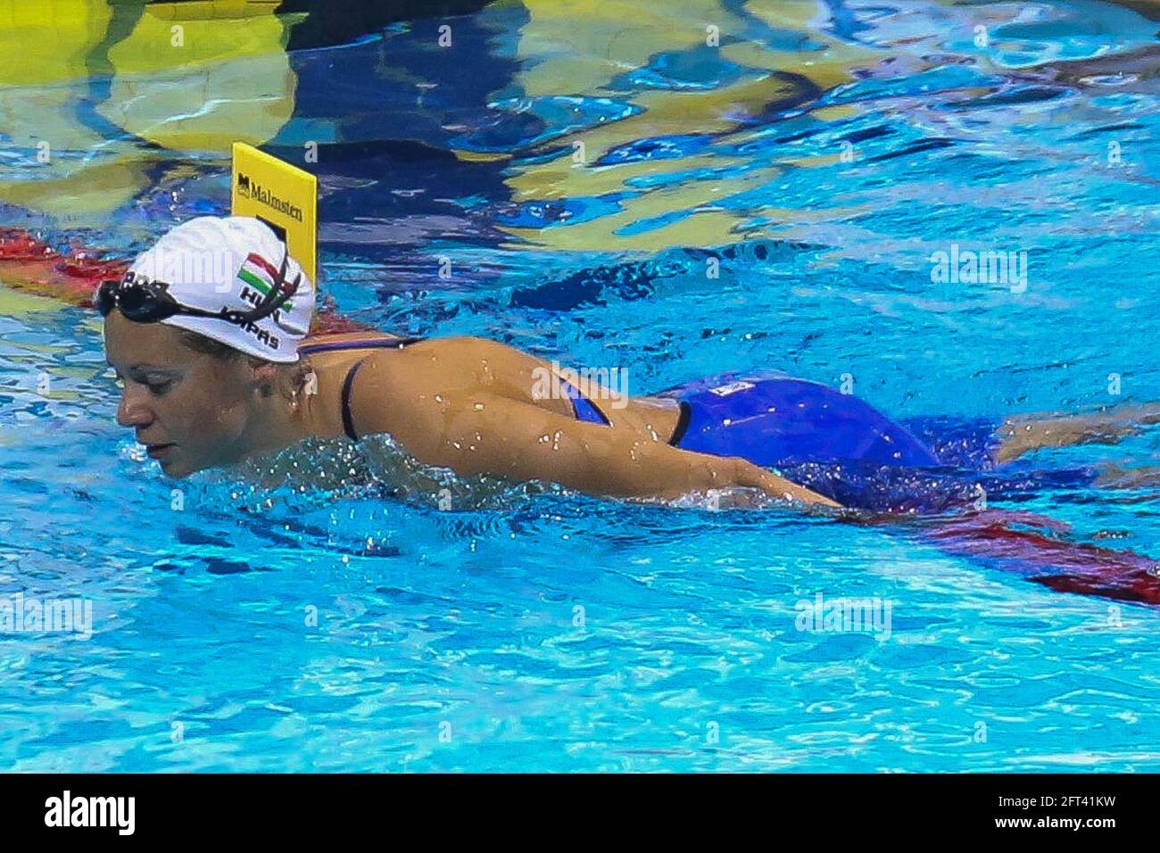 Boglarka Kapas of Hongrie 200 M Butterfly Final during the 2021 LEN European Championships, Swimming event on May 20, 2021 at Duna Arena in Budapest, Hungary - Photo Laurent Lairys / ABACAPRESS.COM Stock Photo