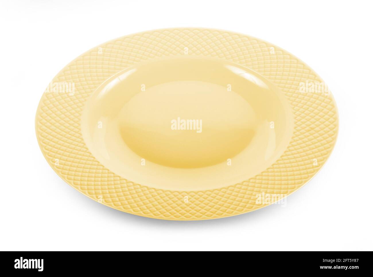white plate isolated on white background Stock Photo - Alamy