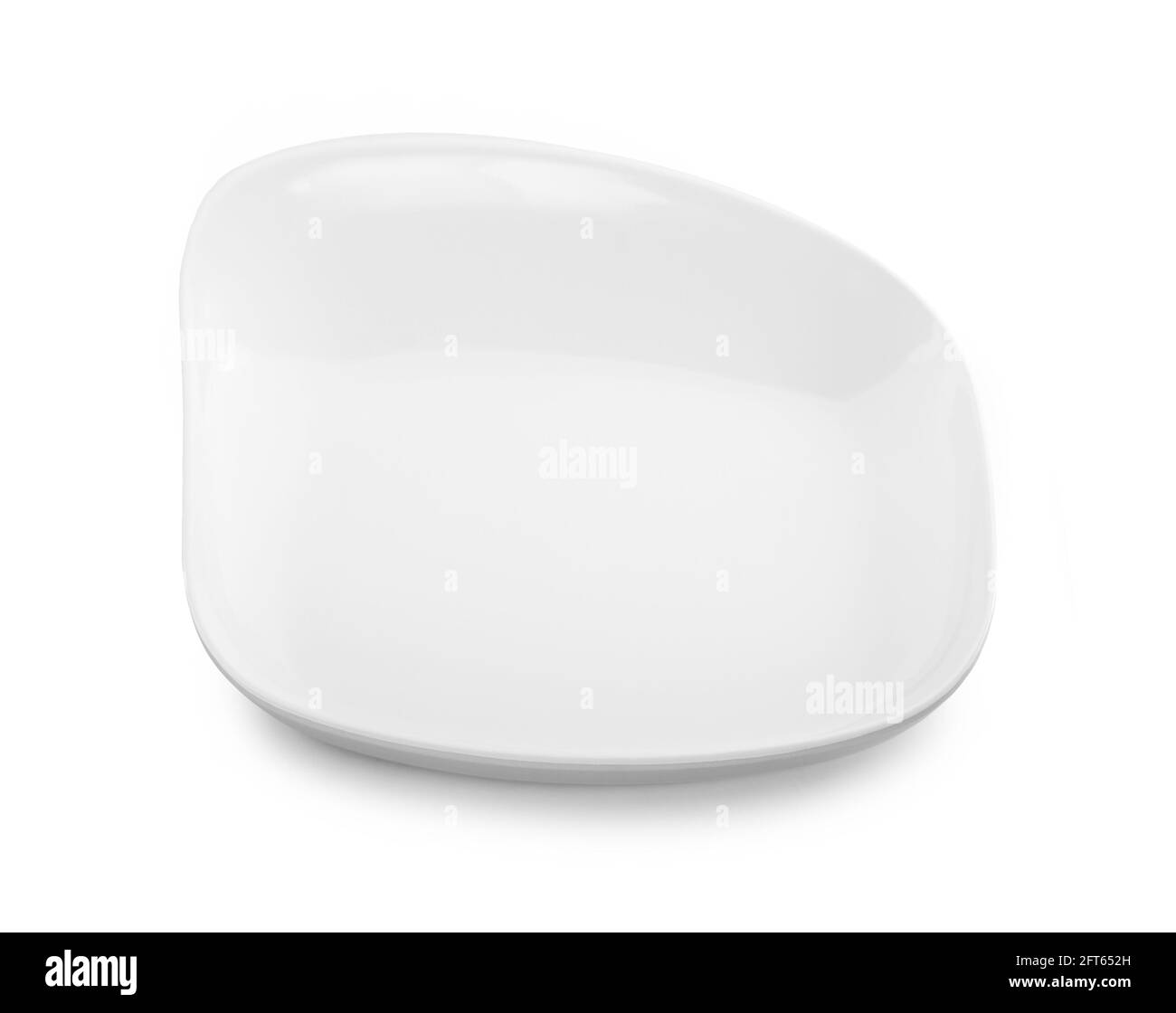 white plate isolated on white background Stock Photo - Alamy