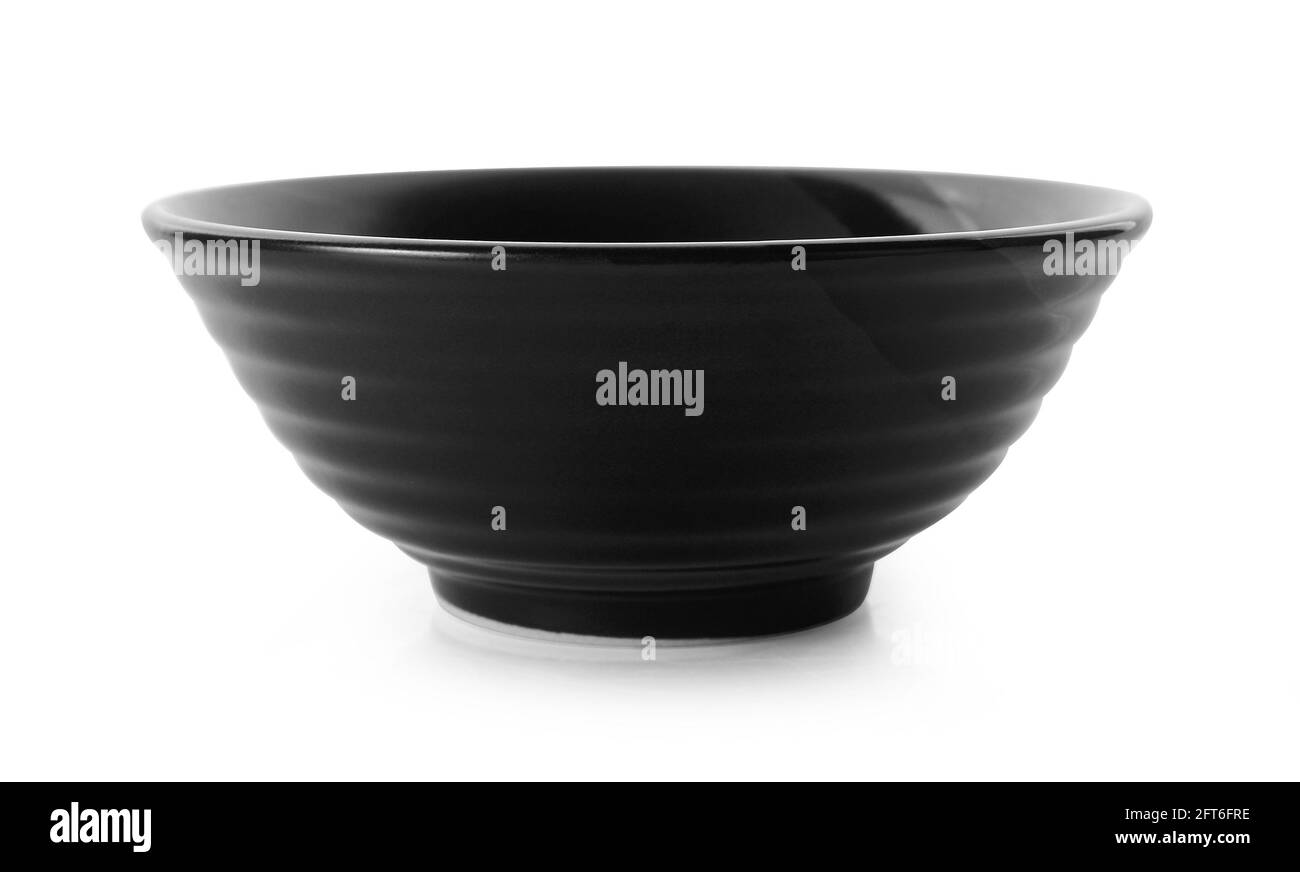 ceramic bowl on white background Stock Photo Alamy
