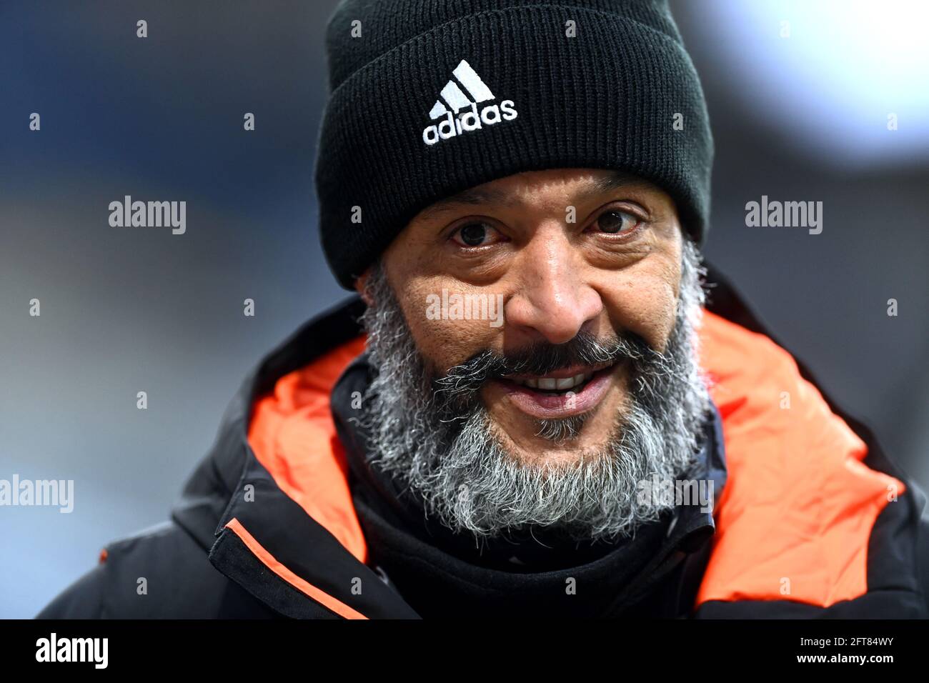 File photo dated 07-02-2021 of Wolverhampton Wanderers manager Nuno Espirito Santo at the end of the Premier League match at the Molineux, Wolverhampton. Issue date: Friday May 21, 2021. Stock Photo
