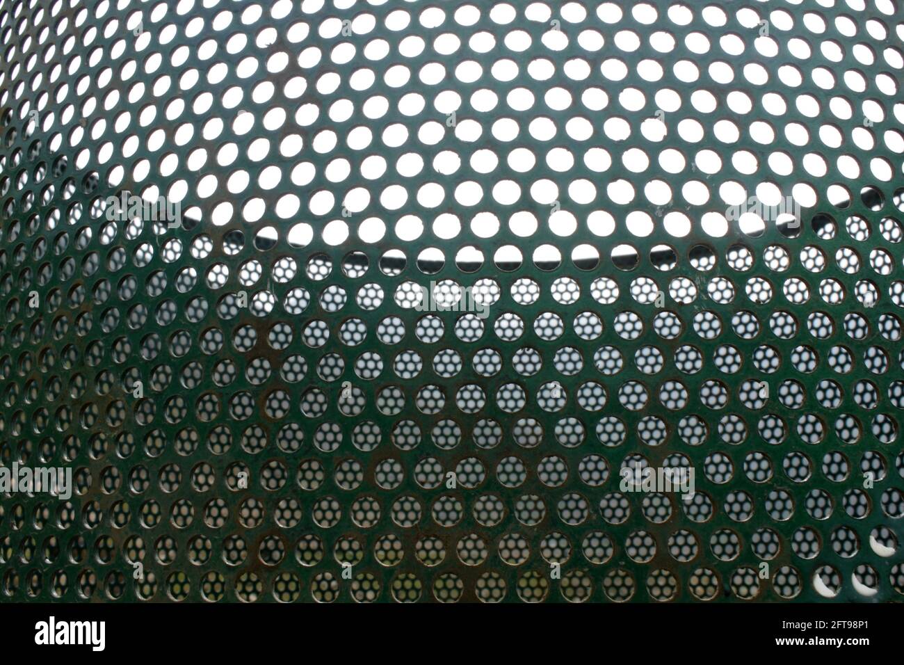 Closeup shot of the metal fence Stock Photo - Alamy