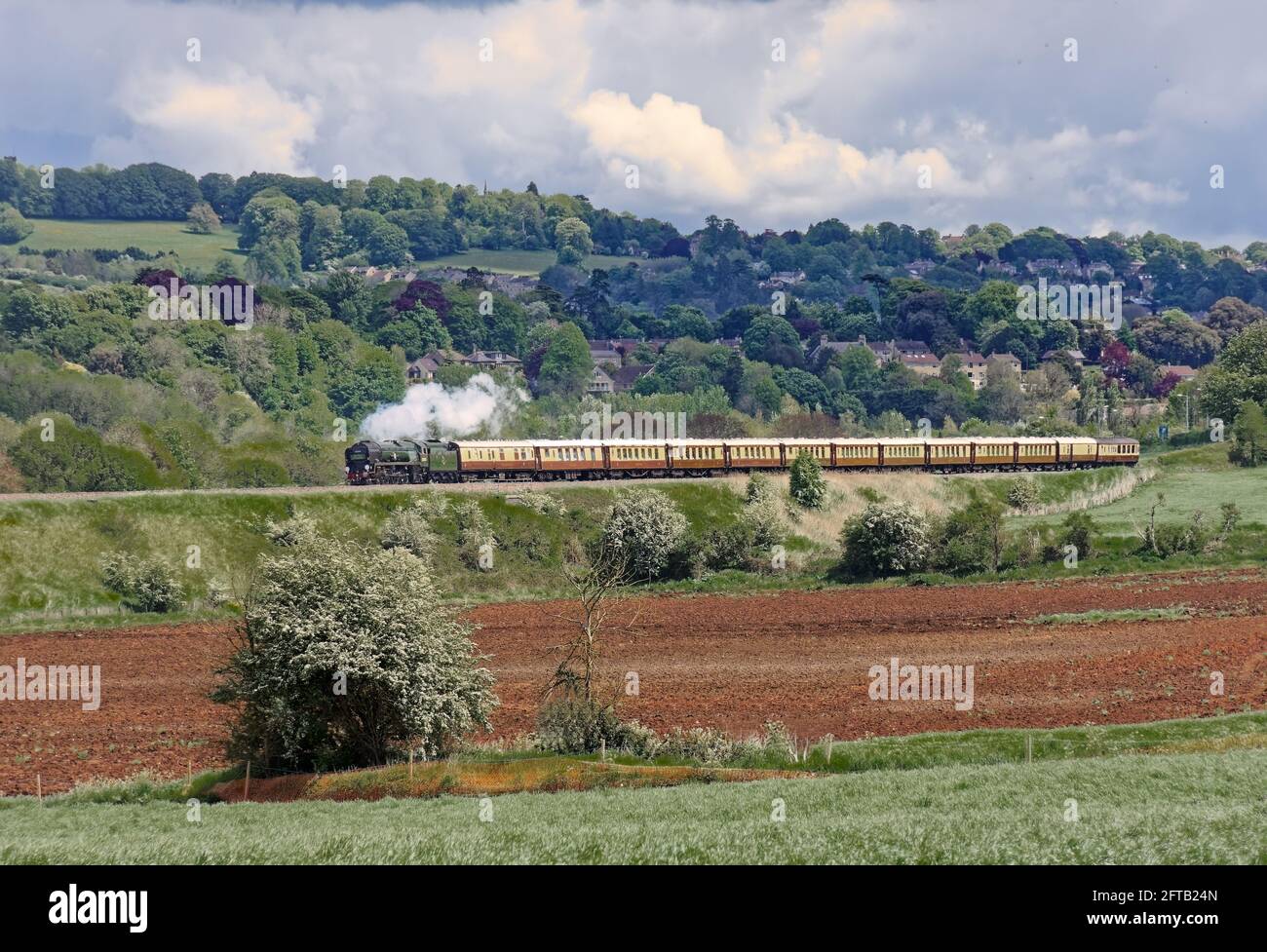 British pullman train hi-res stock photography and images - Alamy