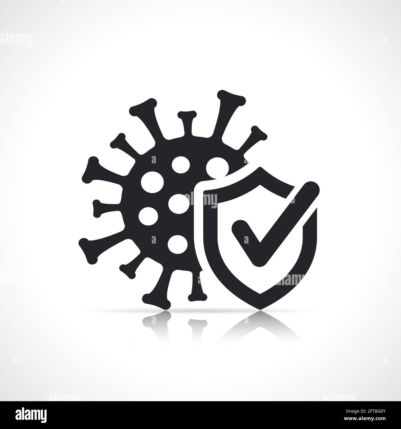 disinfected or anti virus icon isolated design Stock Vector