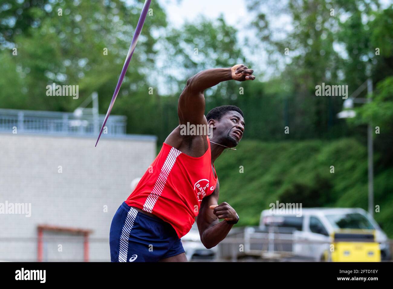 Leverkusen, Manforter Stadion 13.05.21 Tom Malutedi (Leverkusen) beim