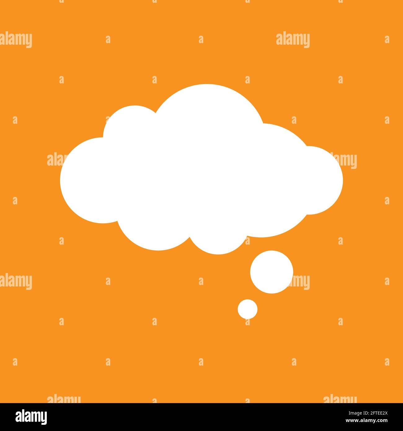 Dream bubble on red background. Talk, chat message, comment, communicate, messenger concept. Vector flat icon. Tint, hint, quote, citation. Help windo Stock Vector