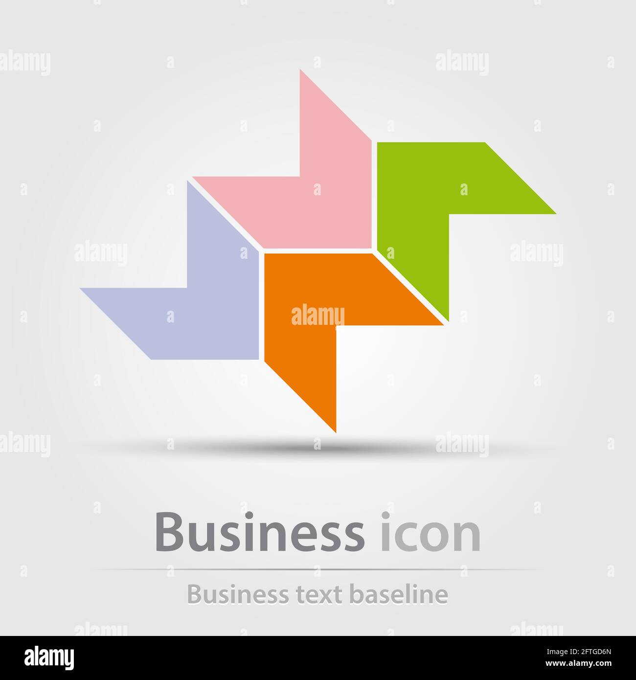 Originally created business icon for creative design tasks Stock Vector