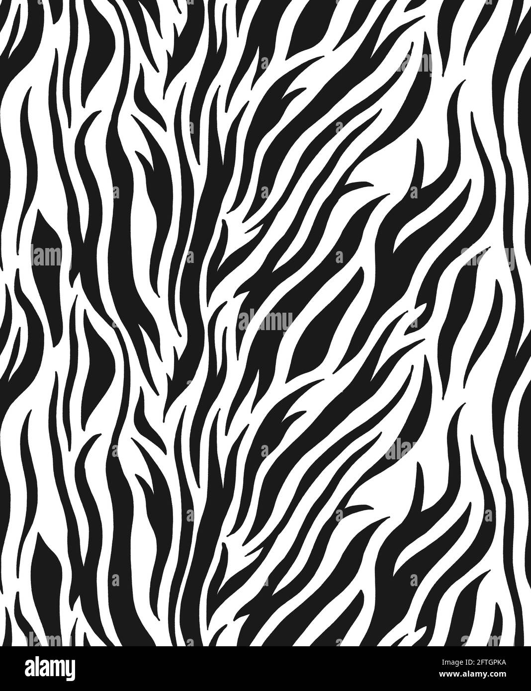 Zebra skin seamless pattern. Zebra stripes fashion print design. Vector  zebra texture Stock Vector Image & Art - Alamy