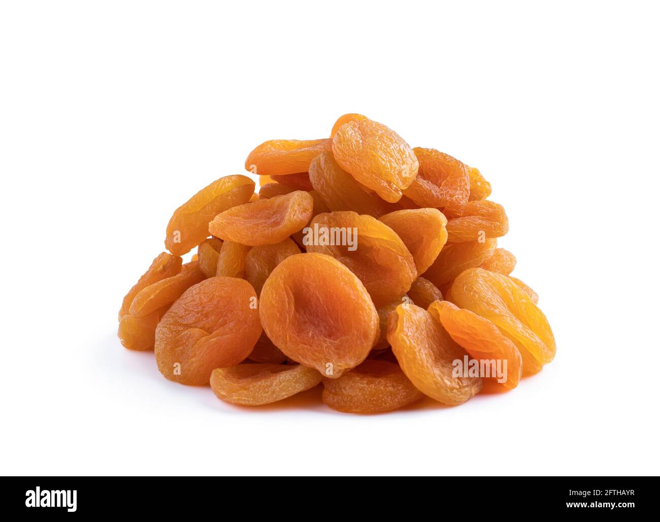 Dried apricots isolated on white background Stock Photo - Alamy
