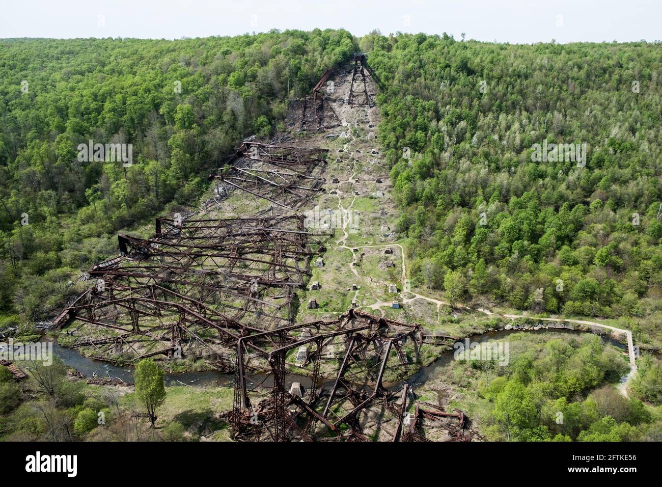 Kinzua Bridge in Pennsylvania Stock Photo Alamy