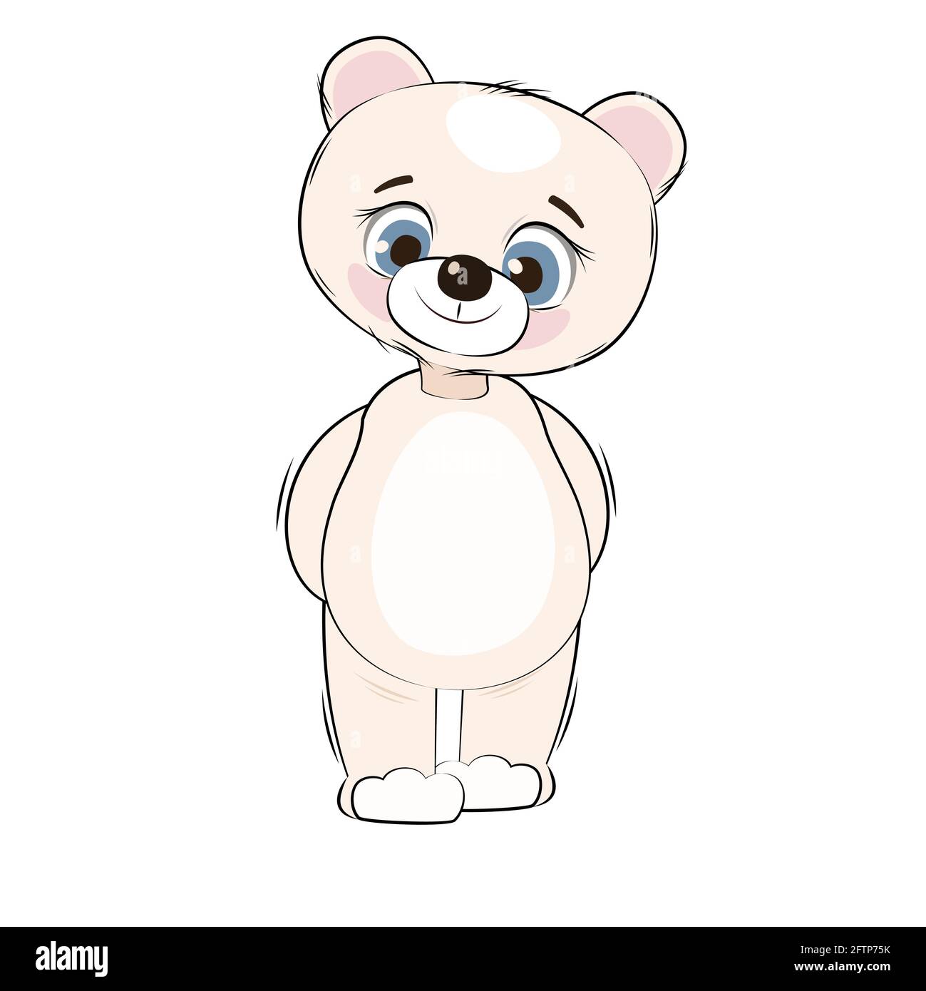 Little polar bear cub. Isolated object on a white background. Cheerful kind animal child. Cartoons flat style. Funny. Vector Stock Vector Image & Art - Alamy Little polar bear cub. Isolated object on a white background. Cheerful kind animal child. Cartoons flat style. Funny. Vector Stock Vector Image & Art - Alamy