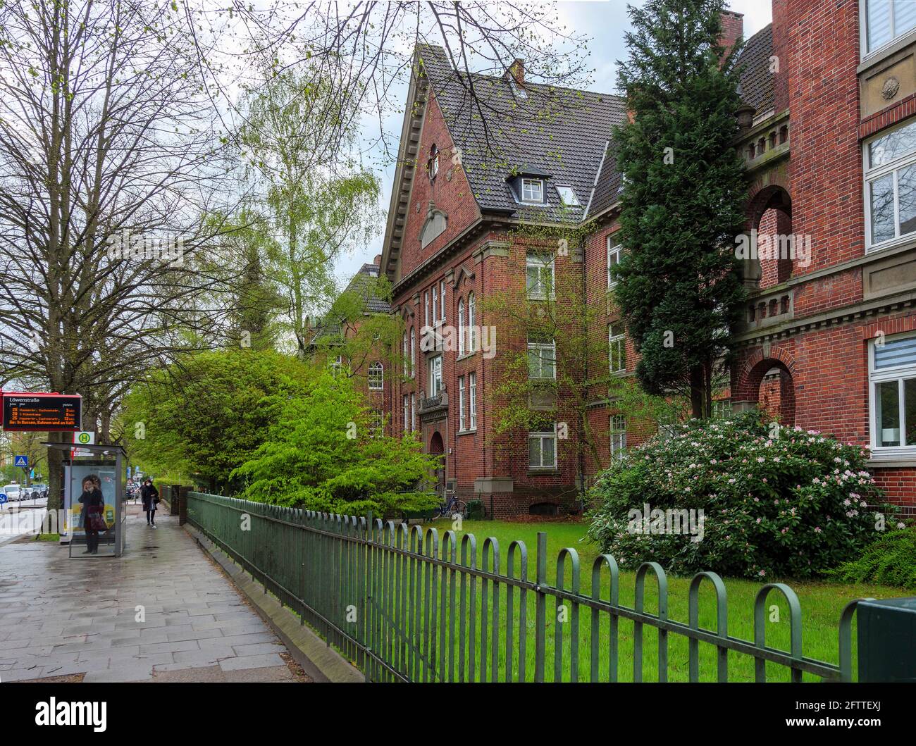 Martin und Clara Heimann Stift built 1902+1912 by Krumbhaar, Hermann & Heubel, Martini-St. 83 in Hamburg-Hoheluft-Ost, Germany, Europe Stock Photo