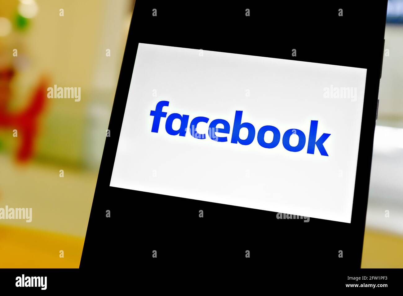 Facebook concept woman hi-res stock photography and images - Alamy