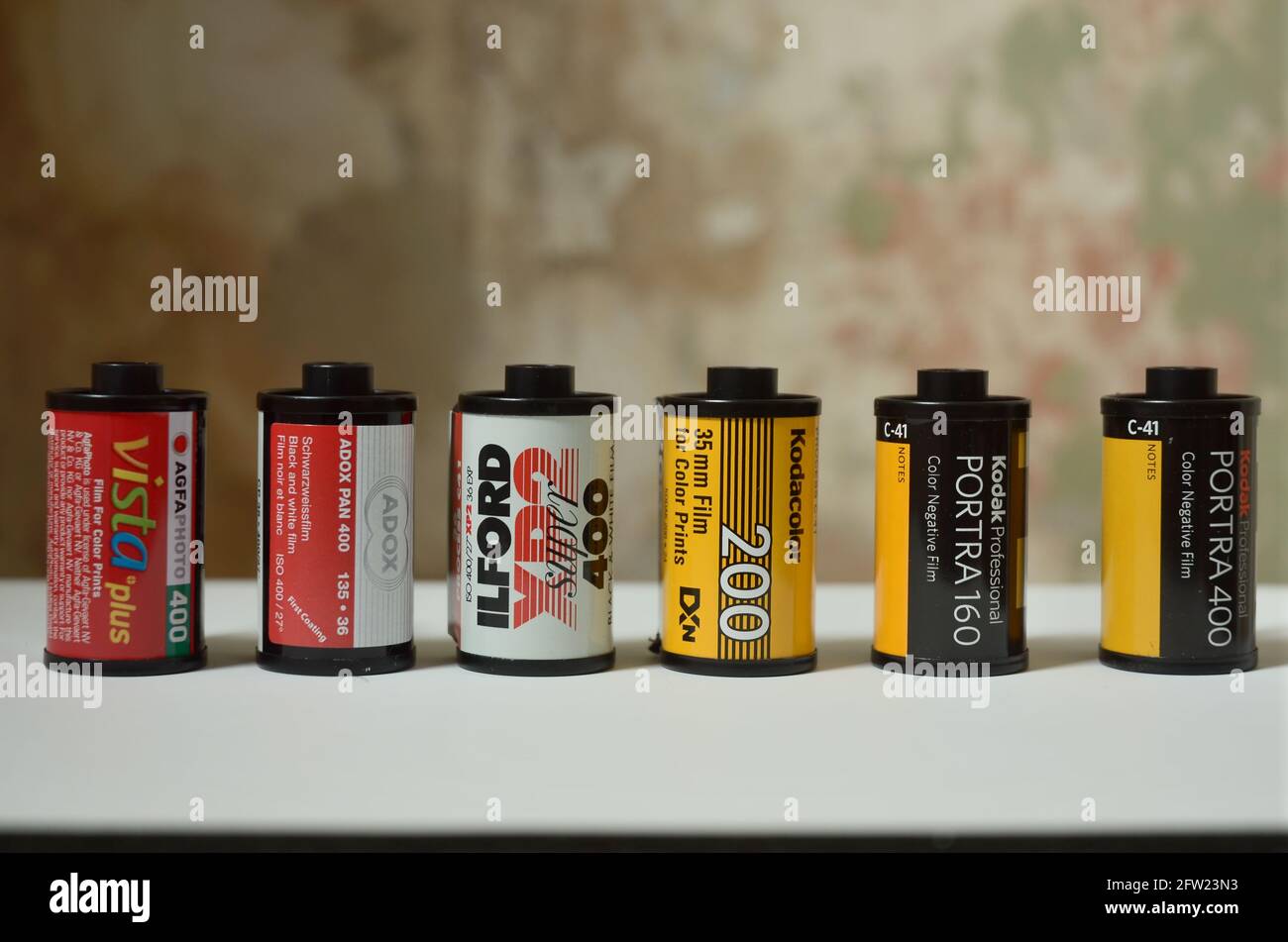 35mm Film canisters Stock Photo - Alamy