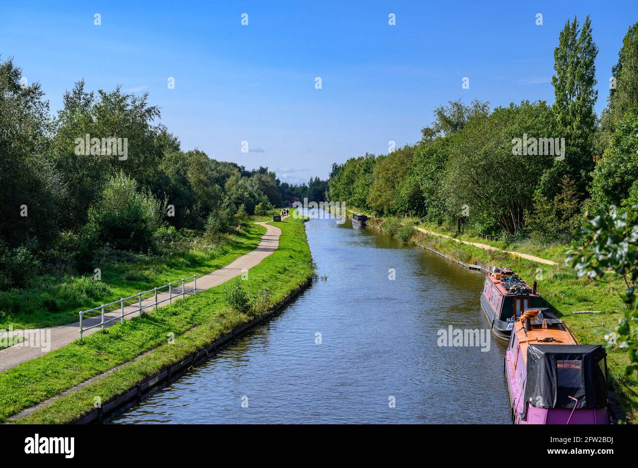 Boothstown Marina improvements, Worsley, Manchester Stock Photo Alamy