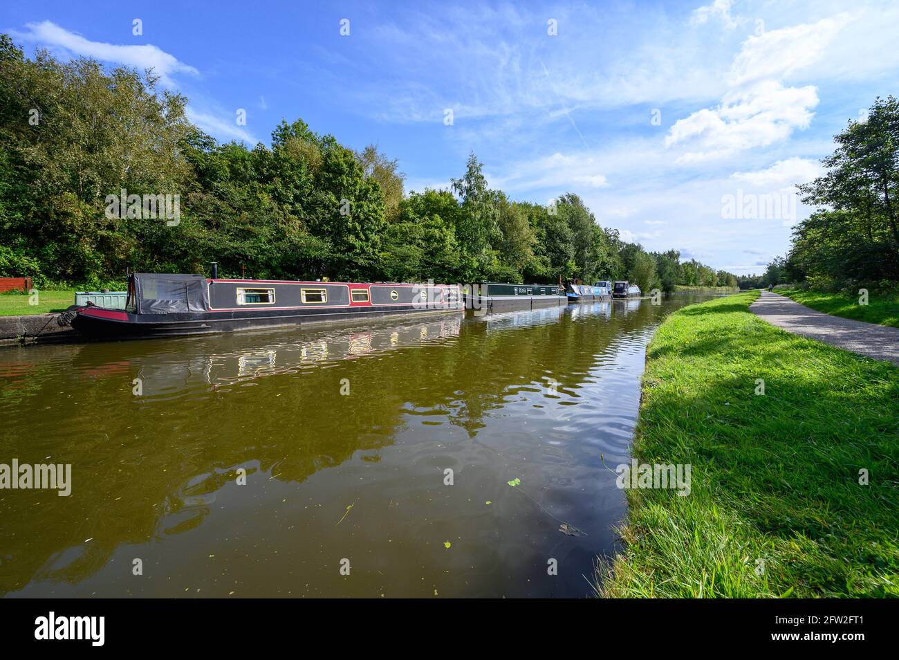 Boothstown Marina improvements, Worsley, Manchester Stock Photo Alamy