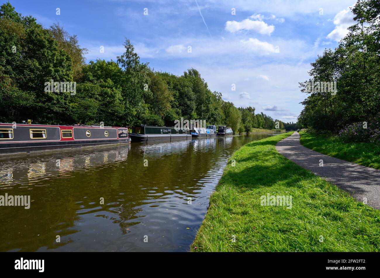 Boothstown Marina improvements, Worsley, Manchester Stock Photo Alamy