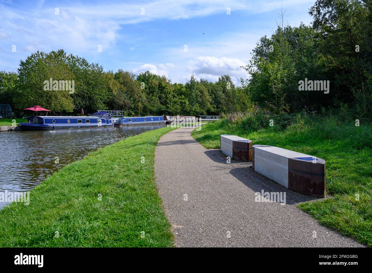 Boothstown Marina improvements, Worsley, Manchester Stock Photo Alamy