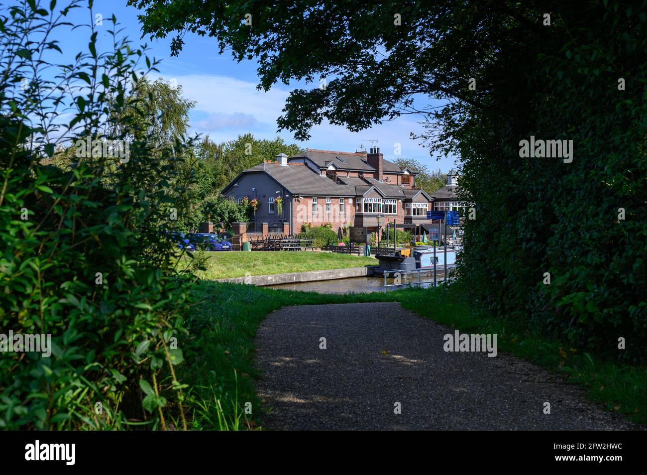 Boothstown Marina improvements, Worsley, Manchester Stock Photo Alamy